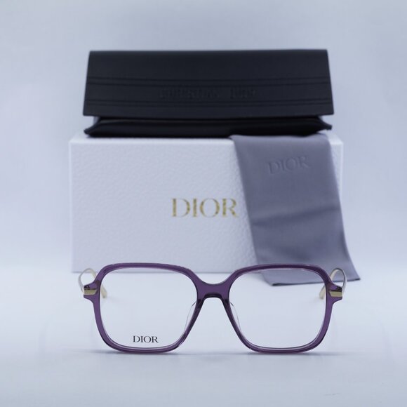 Final Price! Dior GEMDIORO S5I 6000 Shiny Violet Eyeglasses 54mm